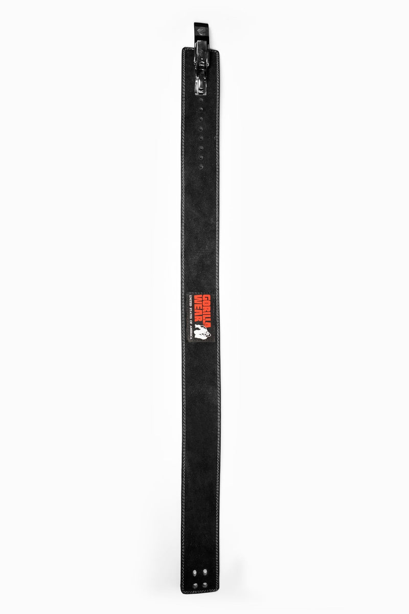 Load image into Gallery viewer, GW 4-inch Leather Lever Belt - Black
