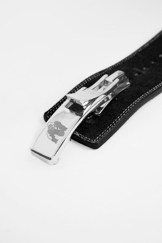 GW 4-inch Leather Lever Belt - Black