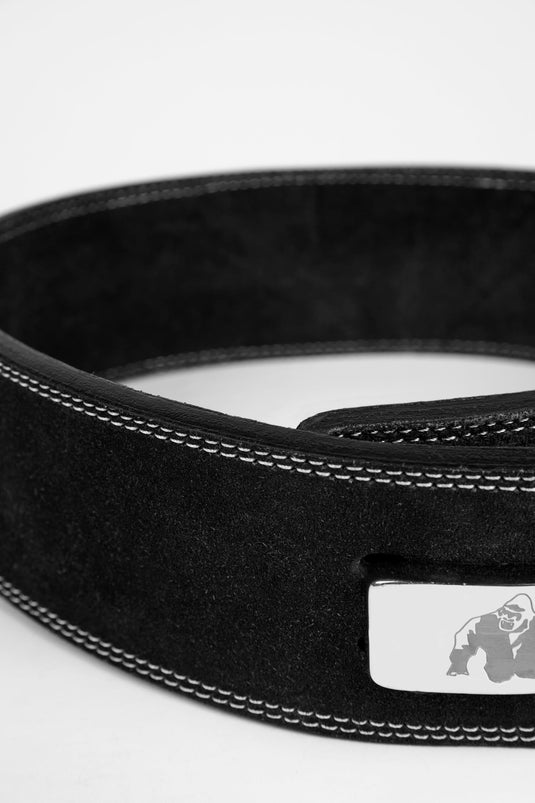 GW 4-inch Leather Lever Belt - Black