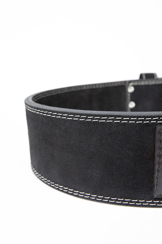 GW 4-inch Leather Lifting Belt - Black