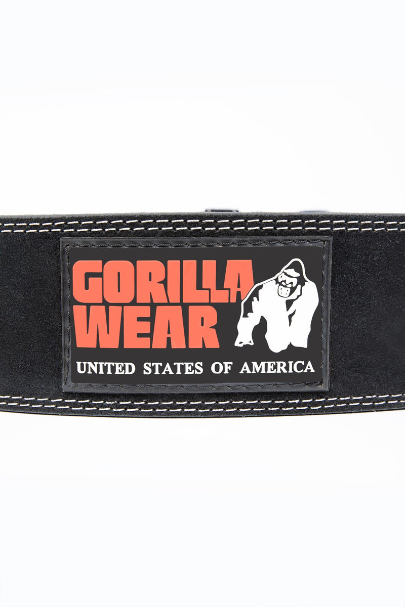 Load image into Gallery viewer, GW 4-inch Leather Lifting Belt - Black
