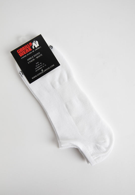 Ankle Socks 2-Pack - White