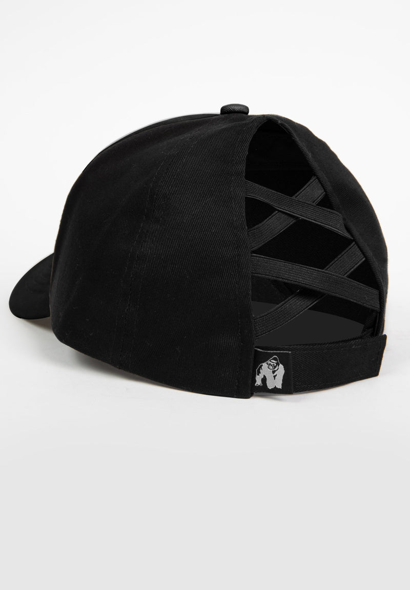 Load image into Gallery viewer, Sharon Ponytail Cap - Black

