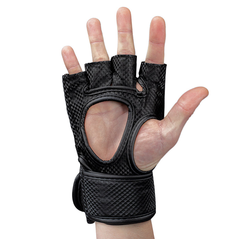 Load image into Gallery viewer, Berea MMA Gloves (Without Thumb) - Black/White

