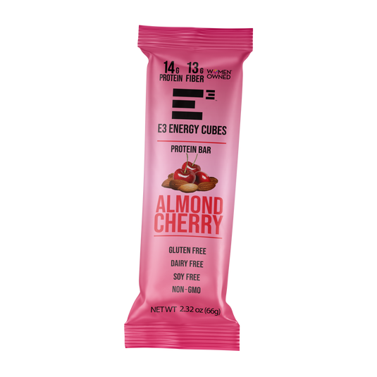 E3 Energy Cubes - Almond Cherry Protein Bars (12 bars)