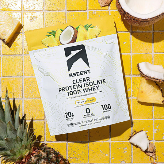 Ascent Clear Whey Isolate - Pineapple Coconut lifestyle
