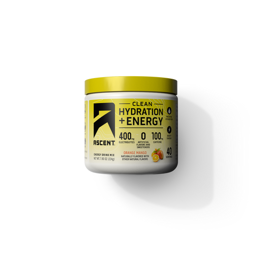 Ascent Clean Hydration + Energy jar