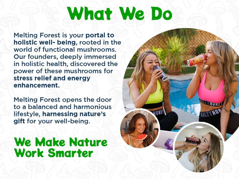 Load image into Gallery viewer, Melting Forest - Mushroom Energy Drink 12 Pack - Mango Guava
