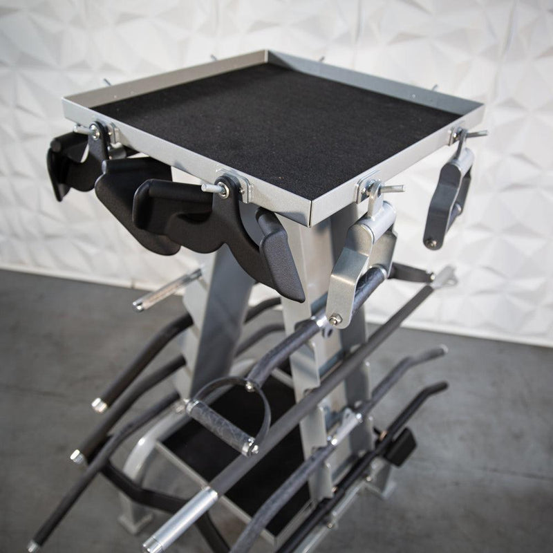 Load image into Gallery viewer, Muscle D Fitness - Accessory Rack - Sturdy Cable Attachment Storage (Rack Only)
