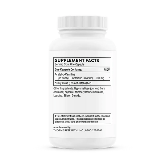 Thorne-Acetyl-LCarnitine-500mg-60-Caps