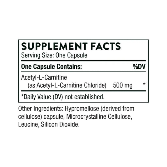 Thorne-Acetyl-LCarnitine-500mg-60-Caps
