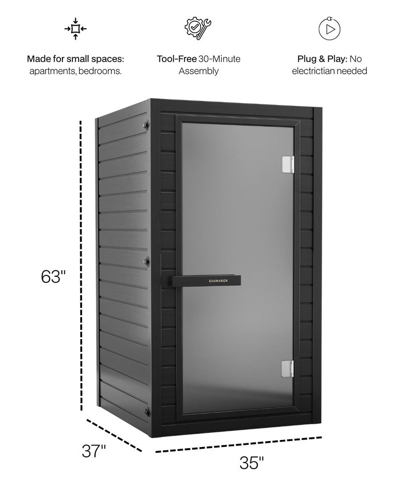 Load image into Gallery viewer, SAUNABOX - SaunaBox® Solara: Full Spectrum Infrared Sauna
