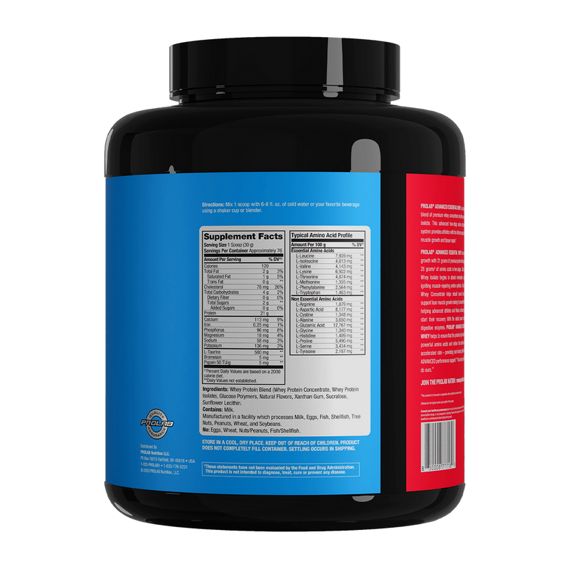 Load image into Gallery viewer, Prolab Nutrition - Advanced Essential Whey 5LB
