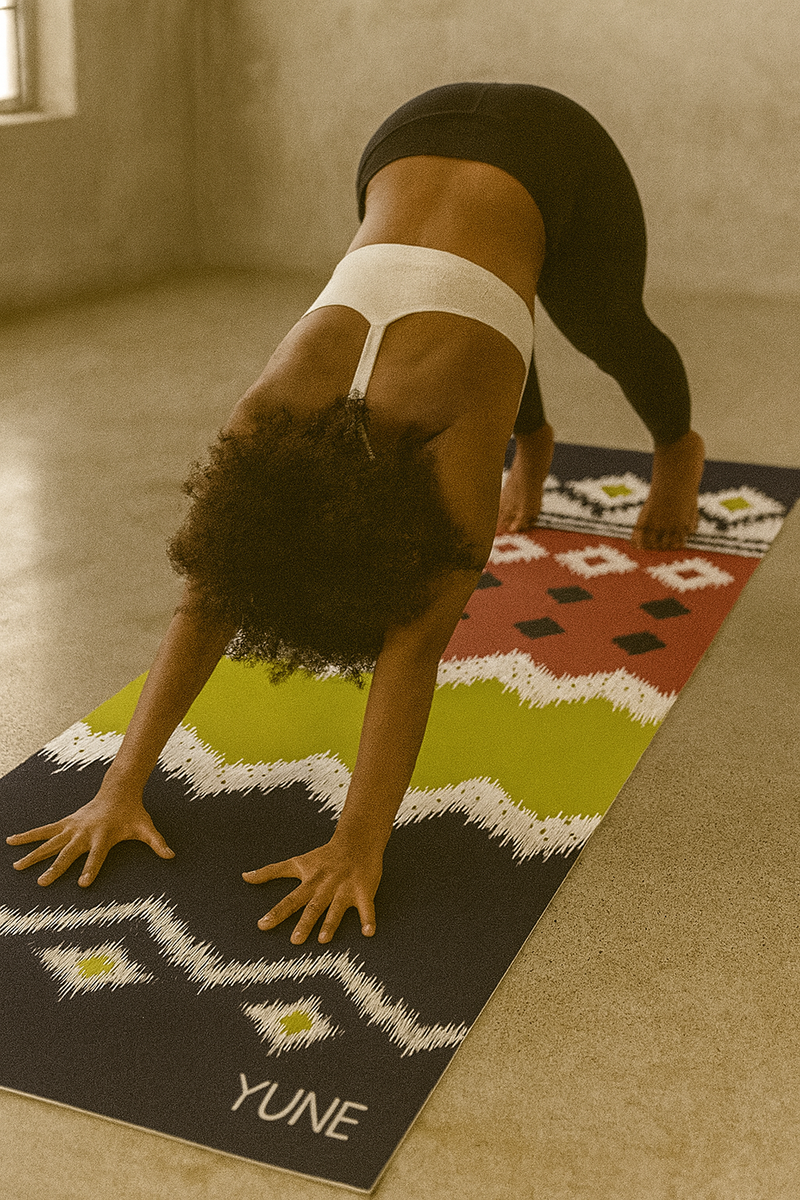 Load image into Gallery viewer, Yune Yoga - Yoga Mat | 6mm Thick | Striped | Non-Slip | Eco Friendly | Yune Yoga | Morrissey
