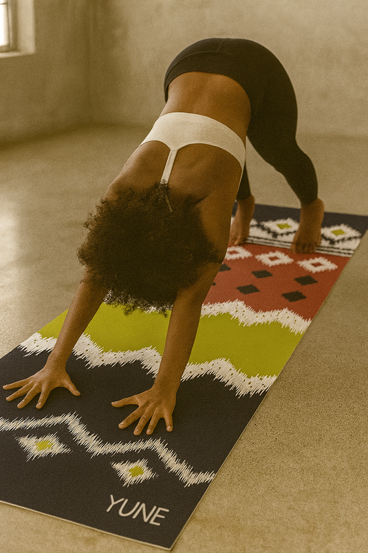 Yune Yoga - Yoga Mat | 6mm Thick | Striped | Non-Slip | Eco Friendly | Yune Yoga | Morrissey