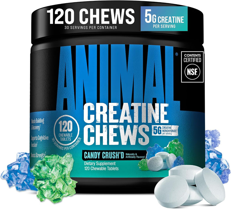 Load image into Gallery viewer, Animal-Creatine-Chews-Candy-Crush'd