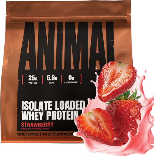 Animal Whey - Iso Whey Protein Blend - Stawberry / 2lb