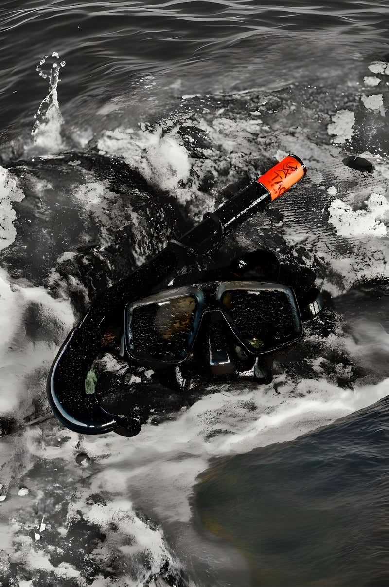 Load image into Gallery viewer, Ataclete - Ataclete Low-Volume BUDS Twin Lens Dive Mask &amp; Snorkel Combo
