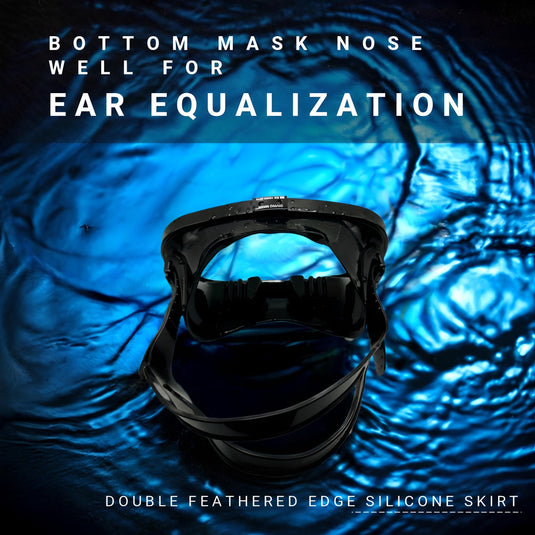 Ataclete - Bermuda Spec War Dive Mask and Snorkel Combo