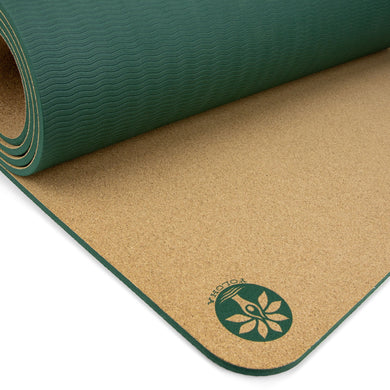 Yoloha Yoga - Balance and Unity Aura Cork Yoga Mat