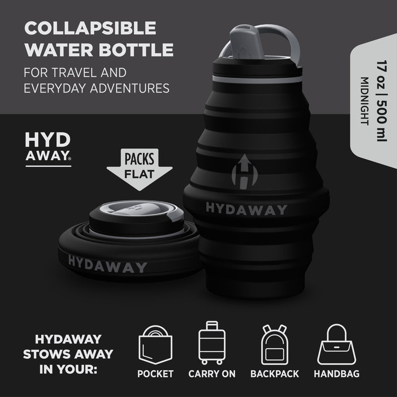 Load image into Gallery viewer, Hydaway - Collapsible Water Bottle | 17oz
