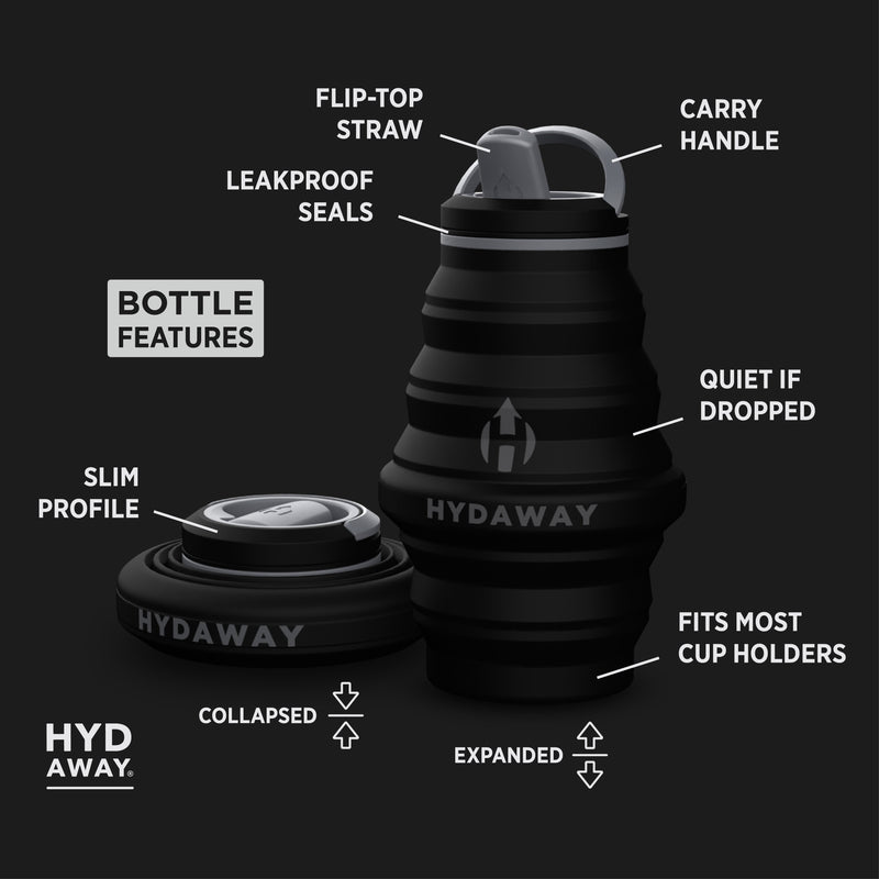 Load image into Gallery viewer, Hydaway - Collapsible Water Bottle | 17oz
