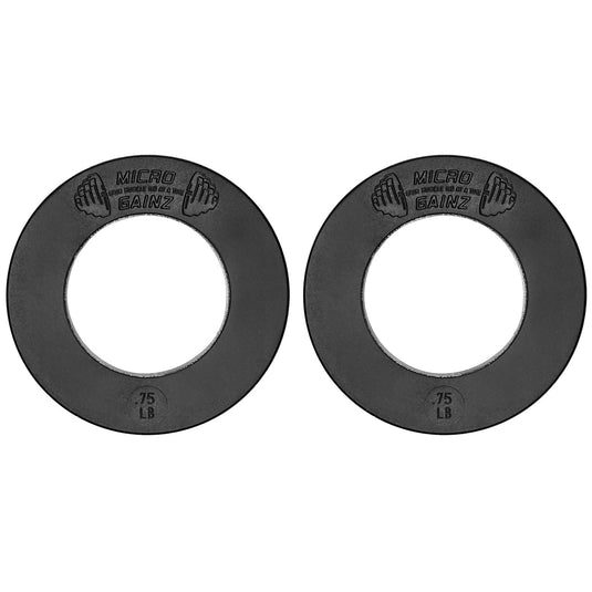 Micro Gainz - Olympic Size Fractional Weight Plates Pair of Blue .75Lb Plates