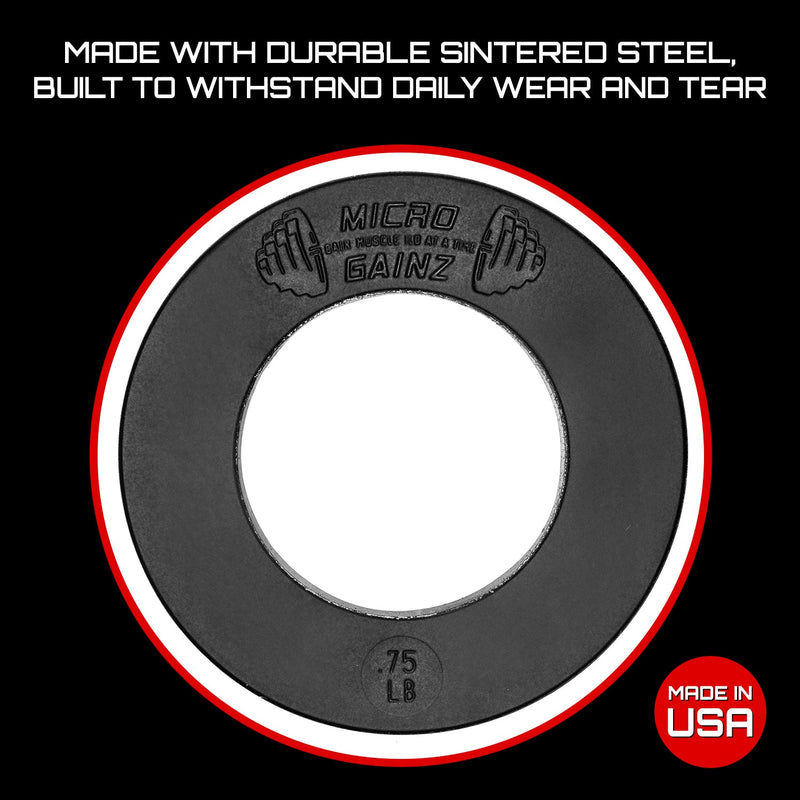 Load image into Gallery viewer, Micro Gainz Olympic Size Fractional Weight Plates Pair of .75LB Plates
