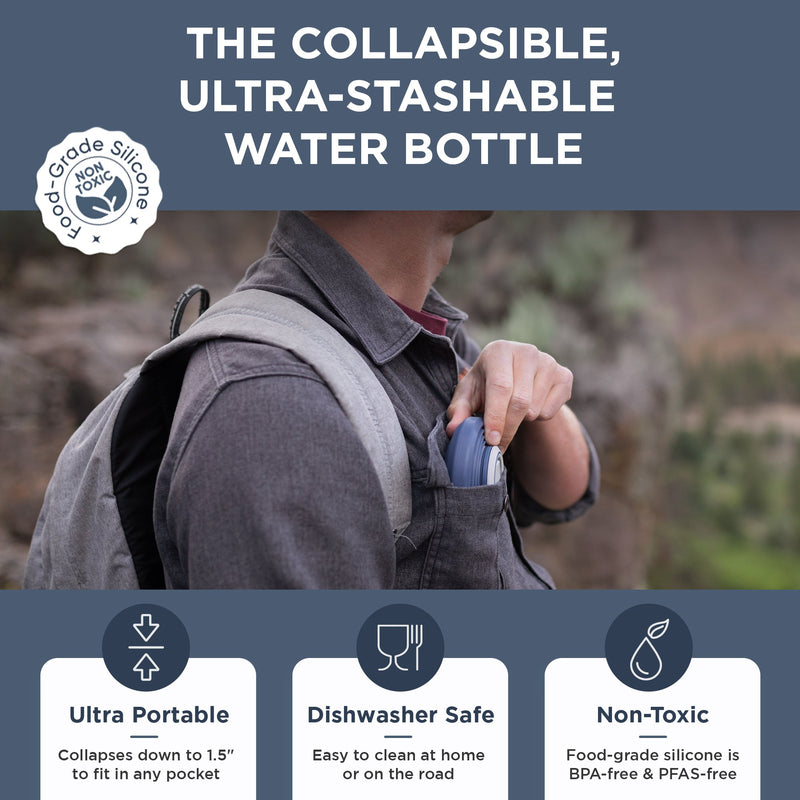 Load image into Gallery viewer, Hydaway - Collapsible Water Bottle | 25oz
