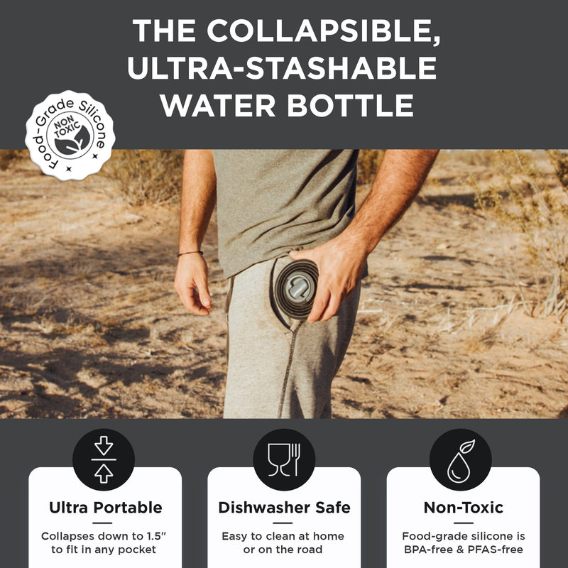 Load image into Gallery viewer, Hydaway - Collapsible Water Bottle | 25oz

