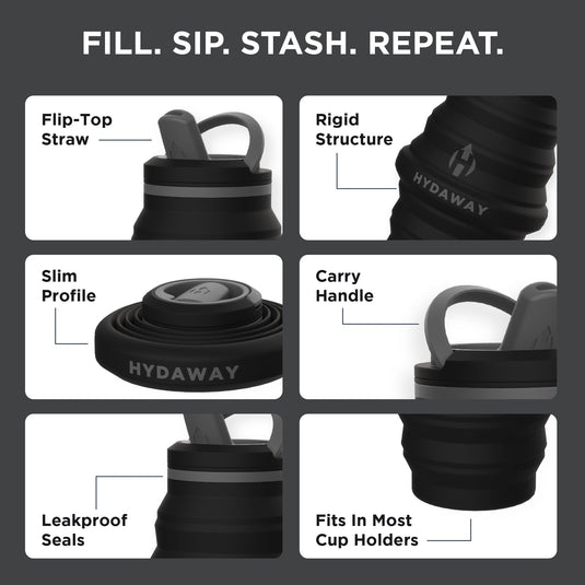 Hydaway - Collapsible Water Bottle | 25oz