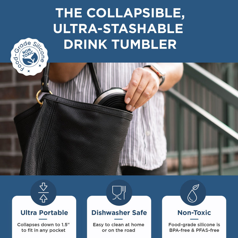 Load image into Gallery viewer, Hydaway - Collapsible Insulated Drink Tumbler
