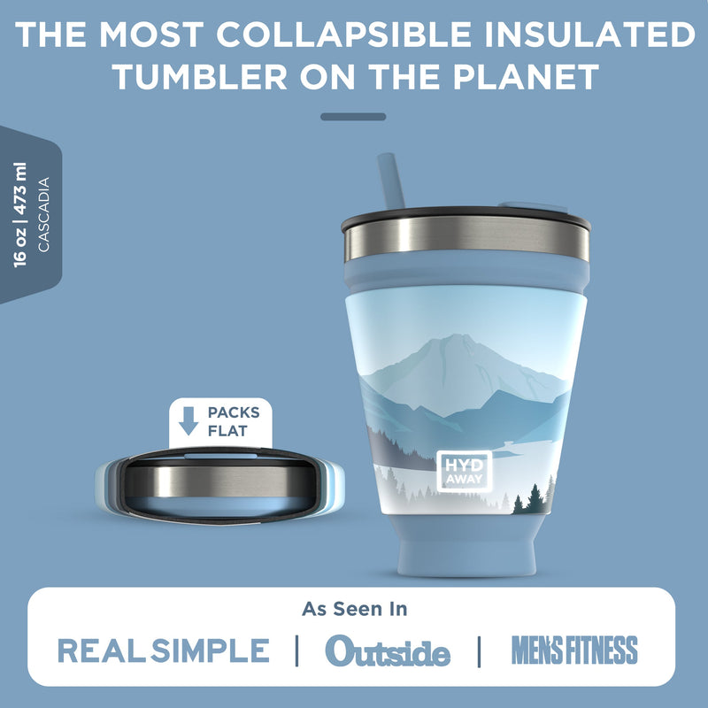 Load image into Gallery viewer, Hydaway - Collapsible Insulated Drink Tumbler

