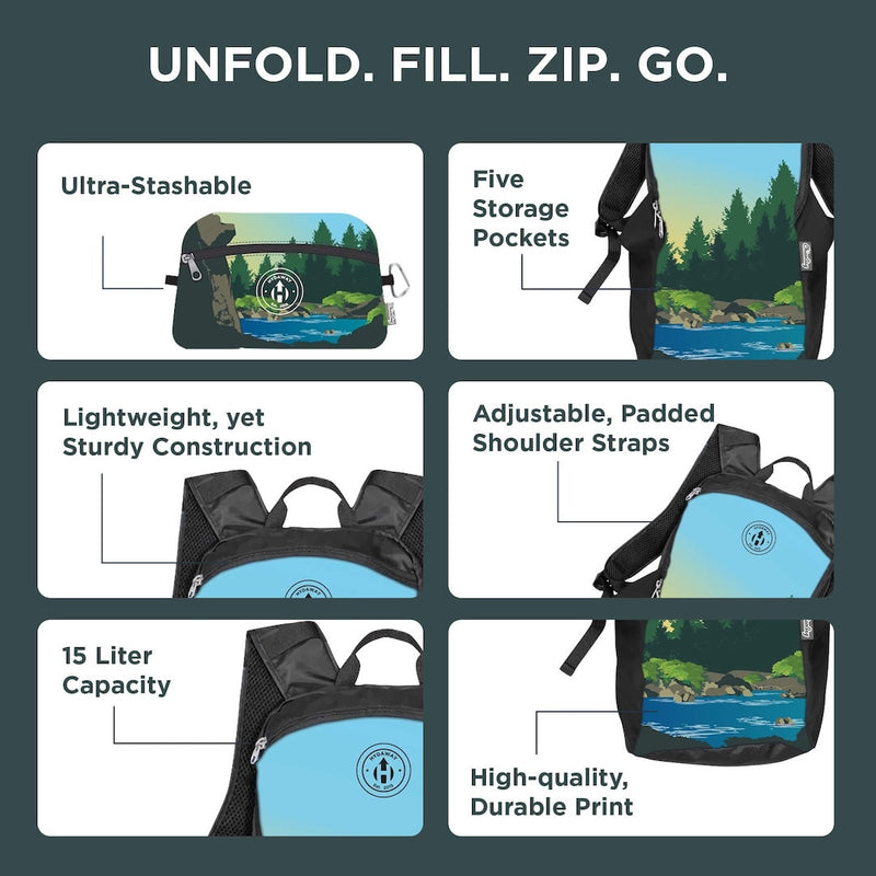 Load image into Gallery viewer, Collapsible Backpack
