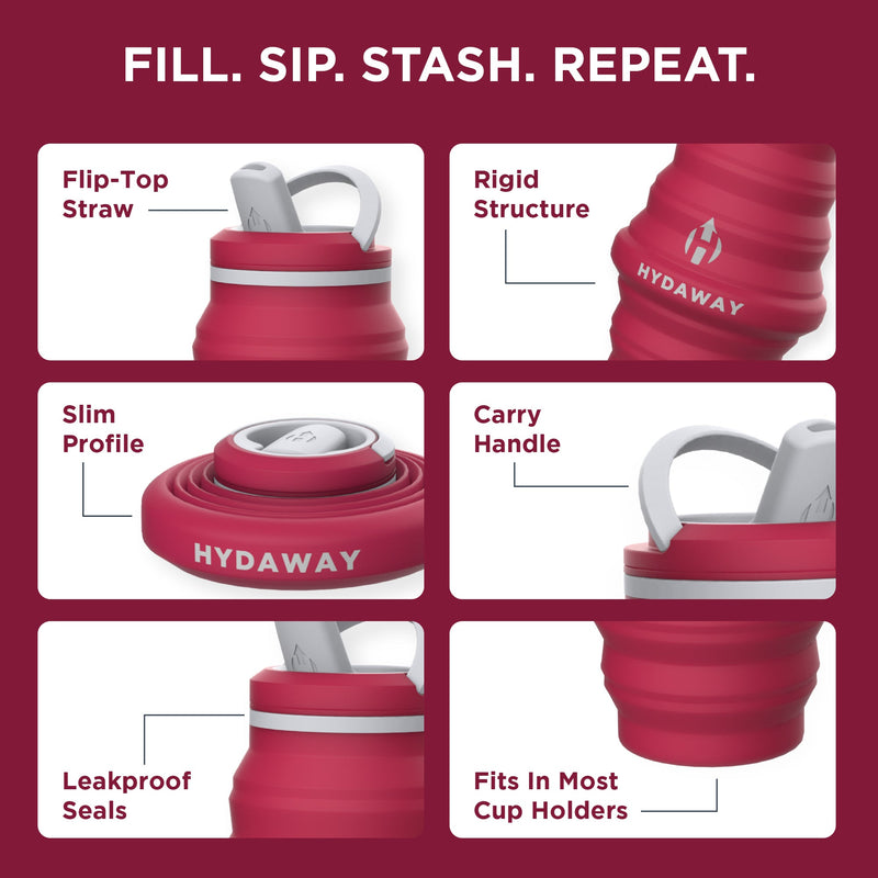 Load image into Gallery viewer, Hydaway - Collapsible Water Bottle | 25oz
