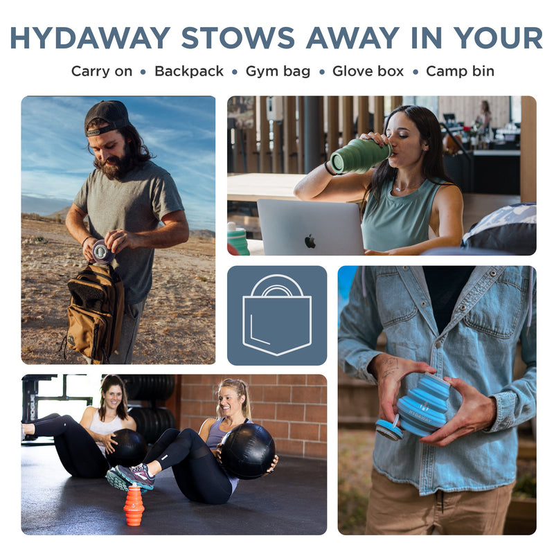 Load image into Gallery viewer, Hydaway - Collapsible Water Bottle | 25oz
