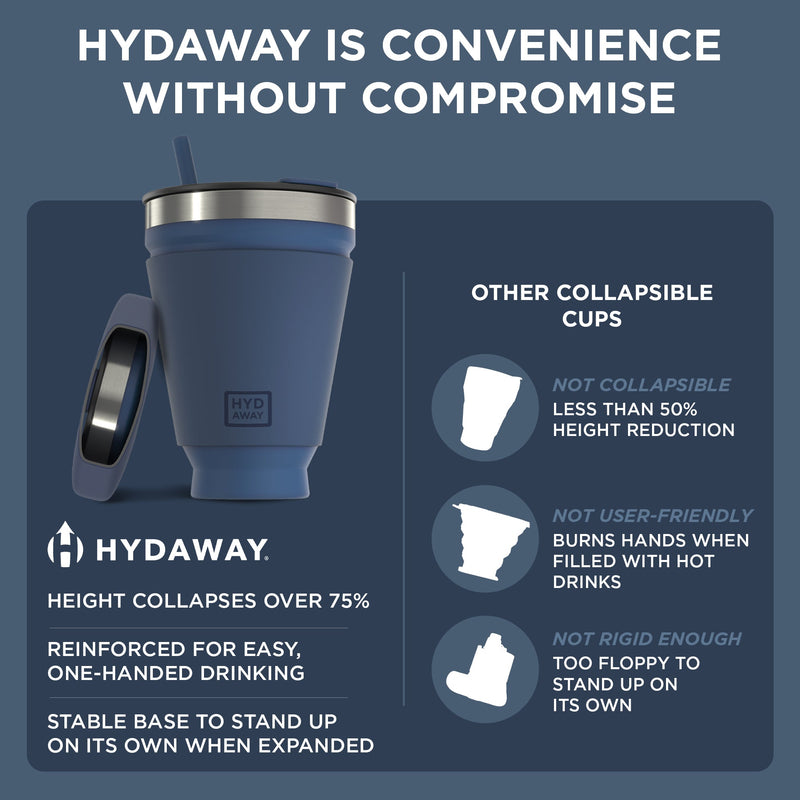 Load image into Gallery viewer, Hydaway - Collapsible Insulated Drink Tumbler
