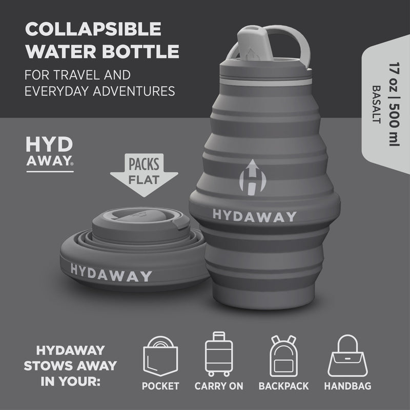 Load image into Gallery viewer, Hydaway - Collapsible Water Bottle | 17oz

