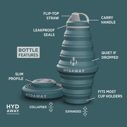 Hydaway - Collapsible Water Bottle | 25oz