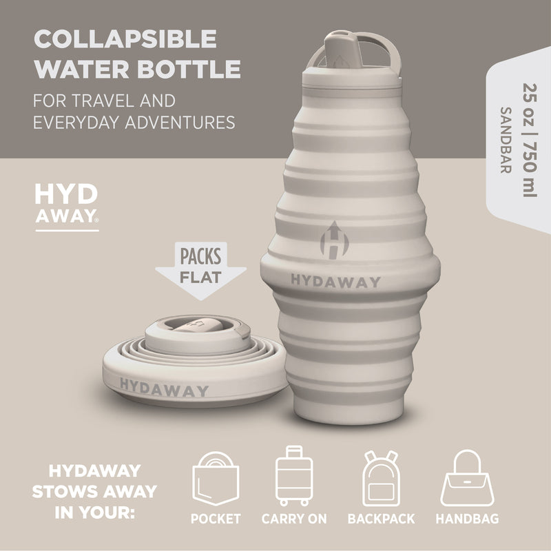 Load image into Gallery viewer, Hydaway - Collapsible Water Bottle | 25oz
