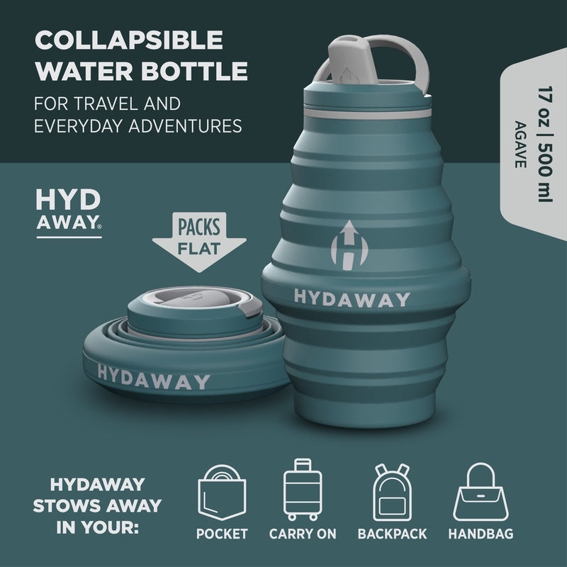 Load image into Gallery viewer, Hydaway - Collapsible Water Bottle | 17oz
