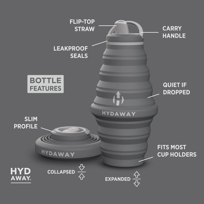 Load image into Gallery viewer, Hydaway - Collapsible Water Bottle | 25oz
