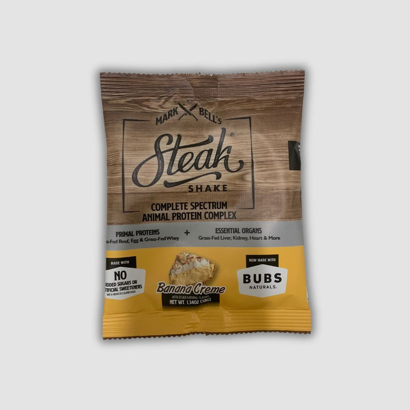 Load image into Gallery viewer, Sample Pack - Mark Bell&#39;s Steak Shake® - Complete Spectrum Animal Protein Powder Complex
