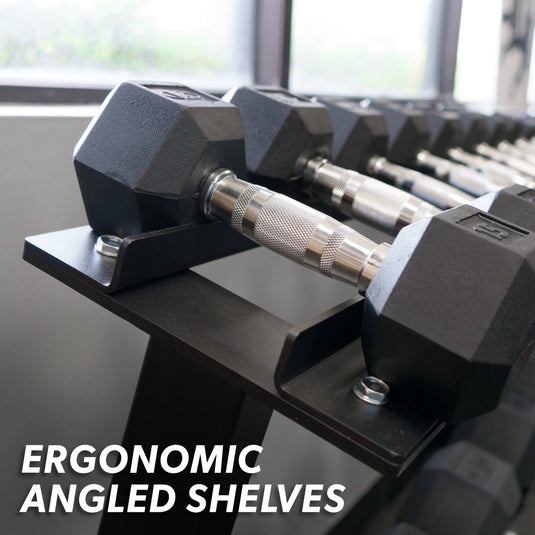Valor Fitness - Dumbbell 2 Tier Storage Rack