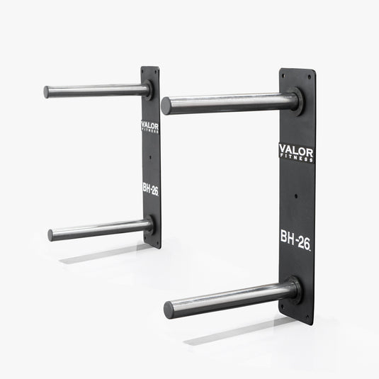 Valor Fitness - Wall Mounted 4 Peg Olympic Plate Storage