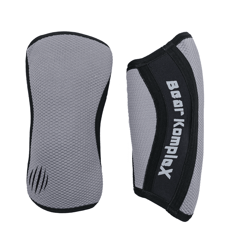 Load image into Gallery viewer, Bear KompleX - Bear KompleX Knee Sleeves - Grey Sharkskin
