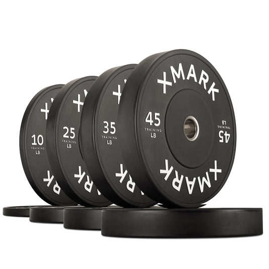 XMARK - Commercial Black Bumper Plates (LB)