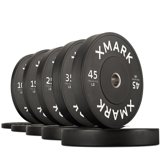 XMARK - Commercial Black Bumper Plates (LB)