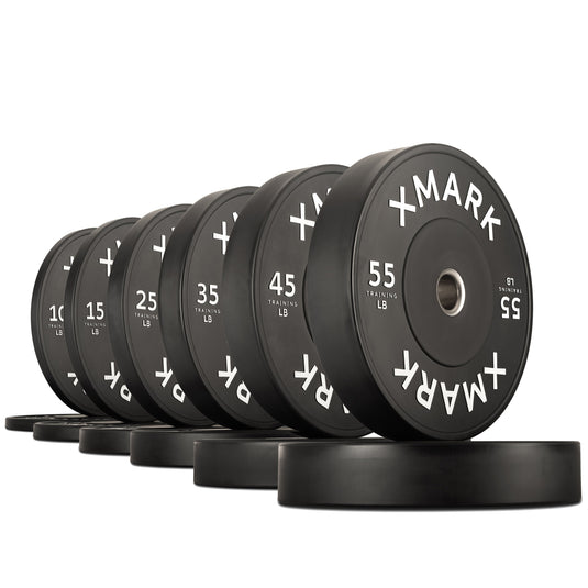 XMARK - Commercial Black Bumper Plates (LB)