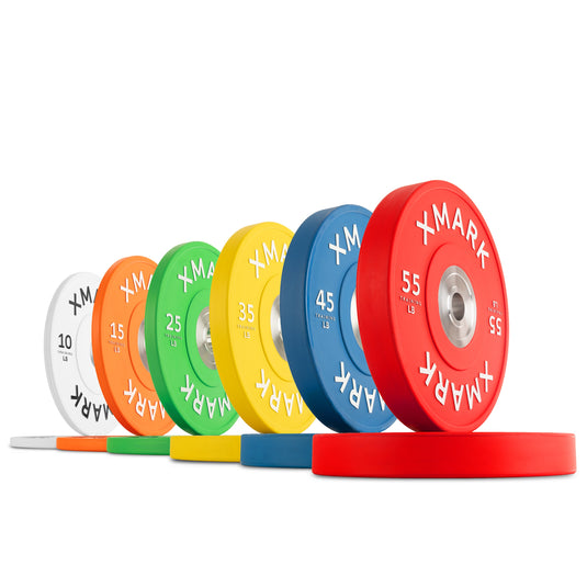 XMARK - Commercial Premium Virgin Rubber Color Bumper Plates (LB)